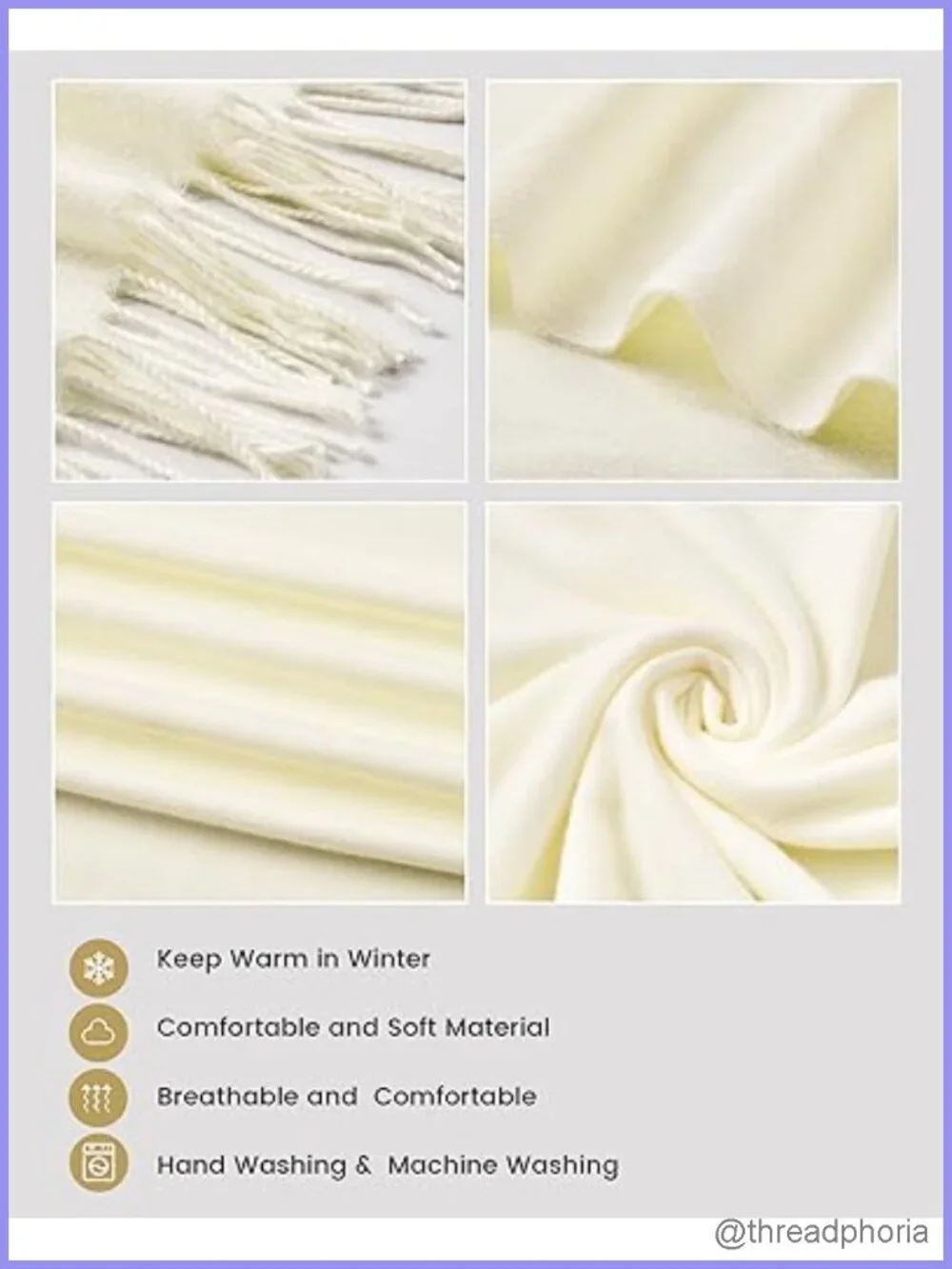 Soft Cozy Pashmina Shawl Wrap Oversized Scarf for Evening Wedding